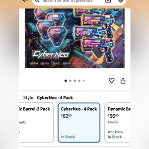 CyberNeo Laser Tag Set